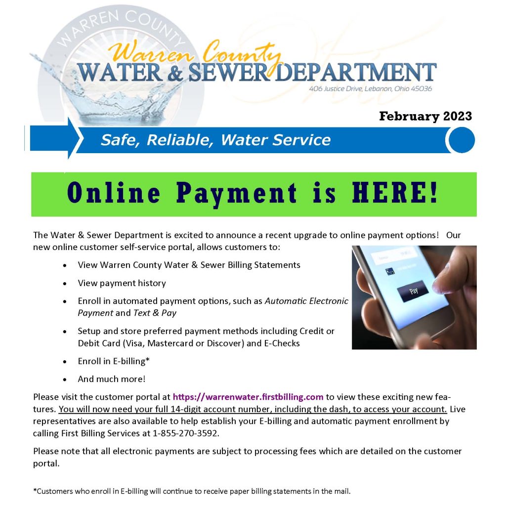 Warren County Water and Sewer Bill Pay